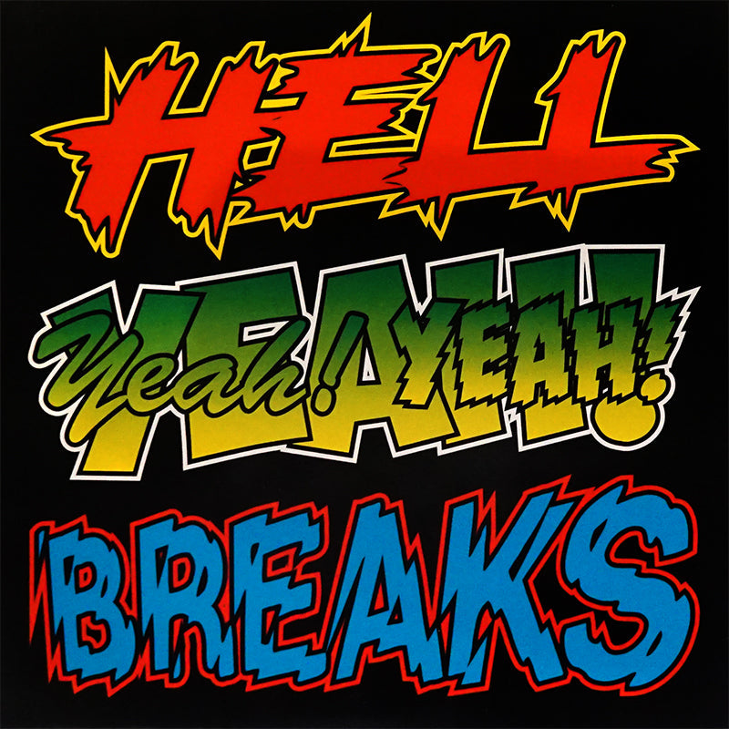 HELL YEAH BREAKS - UGLY MAC BEER - 7IN (MARBLE BRIGHT YELLOW) / HELL YEAH BREAKS - アグリーマックビール - 7インチ (マーブル ブライト イエロー ヴァイナル)