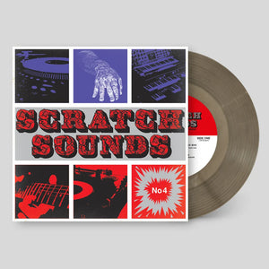 DJ WOODY - SCRATCH SOUNDS NO 4 - 7"INCH (GOLD OR RED VINYL) / DJ WOODY スクラッチサウンド ナンバー 4 - 7"インチ (ゴールド、レッド ヴァイナル)