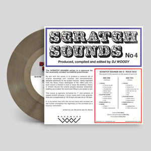 DJ WOODY SCRATCH SOUNDS NO. 4 -  7" (COLOR VINYL) / DJ WOODY スクラッチサウンド シリーズ 4 - 7インチ (レッド ヴァイナル)