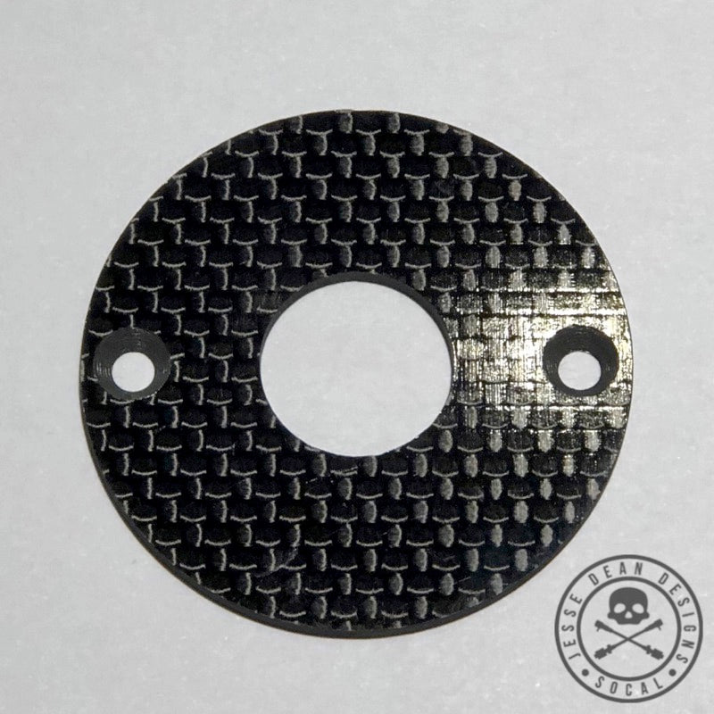 CARBON FIBER BUTTON PLATE FOR NUMARK PT-01 / NUMARK PT-01 用カーボンファイバーボタンプレート