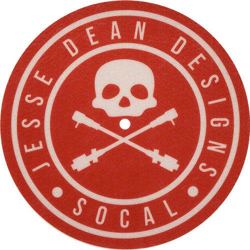 JDD 7 INCH JESSE DEAN SKULL LOGO SLIPMAT / JDD 7 インチ用 ジェシー ディーン スカルロゴ スリップマット