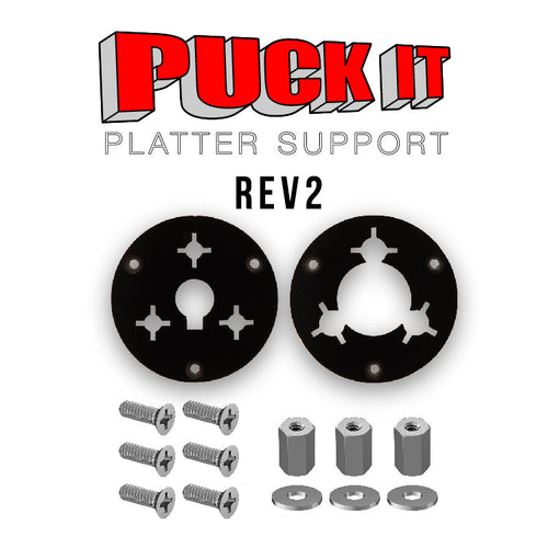 PUCK IT, PLATTER SUPPORT REV 2 / OMNI ポータブル ターンテーブル用 パキット, プラッターサポート REV 2