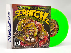 TOXIC HAMSTER SCRATCHZ - DJ BECAUSE AND IMPERIAL - 7IN (SLIME GREEN Vinyl) / トキシックハムスターの引っかき傷 7IN (スライム グリーン ヴァイナル)