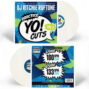 DJ RITCHIE RUFTONE - PRACTICE YO! CUTS VOL 2 - 12"INCH (WHITE VINYL) / DJ RITCHIE RUFTONE - スクラッチ練習必須シリーズ！VOL 2 - 12"インチ (ホワイト ヴァイナル)