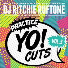 画像をギャラリービューアに読み込む, PRACTICE YO! CUTS V3 - 12&quot; (BLACK VINYL) / スクラッチ練習必須シリーズ！V3 - 12インチ (ブラック ヴァイナル)