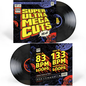 SUPER ULTRA MEGA CUTS V1 - 12" (BLACK VINYL) / スーパー ウルトラ メガカット V1 - 12インチ (ブラック ヴァイナル)